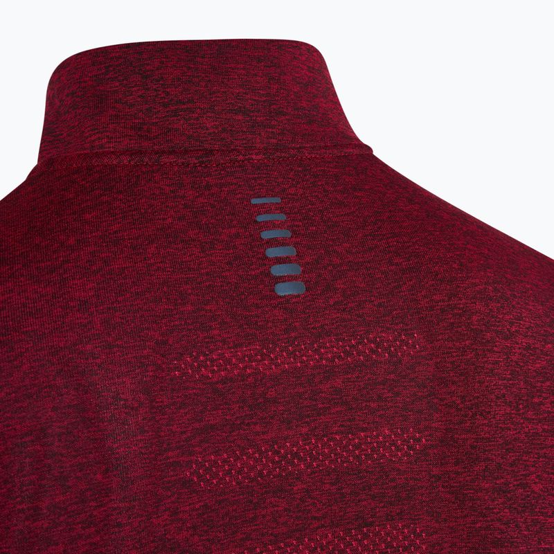 Lauf Sweatshirt Hoodie Herren Under Armour Seamless Stride 1/4 Zip racer red/reflective 4