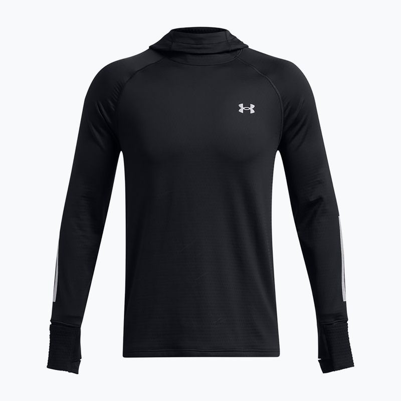 Sweatshirt Hoodie Herren do biegania Under Armour Launch Elite CW Balaclava Hoody black/reflective 4