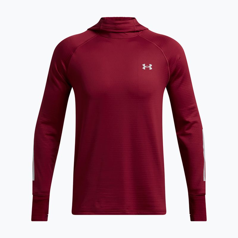 Sweatshirt Hoodie Herren do biegania Under Armour Launch Elite CW Balaclava Hoody cardinal/reflective 5