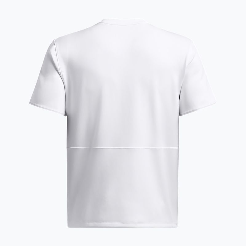 Shirt Herren Under Armour Run Anywhere SS white/morph green/black 4