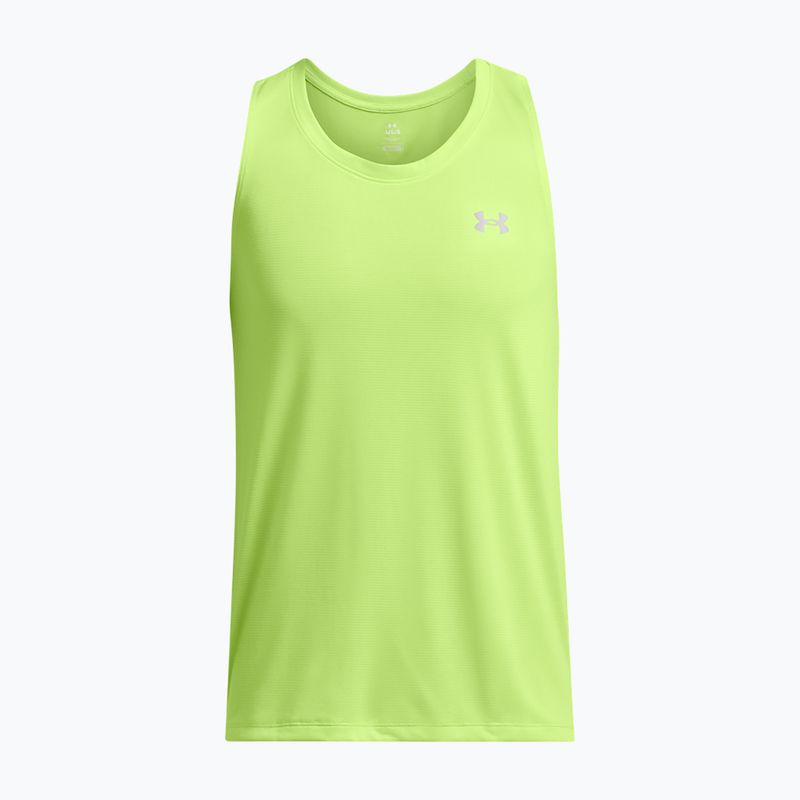 Under Armour Launch Singlet morph grün/reflektierend Herren Lauftank Top 3