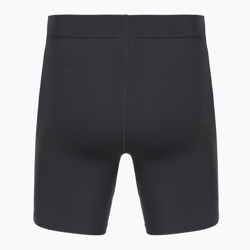 Laufleggings für Herren Under Armour Launch Half Tights black/black/metallic silver 2