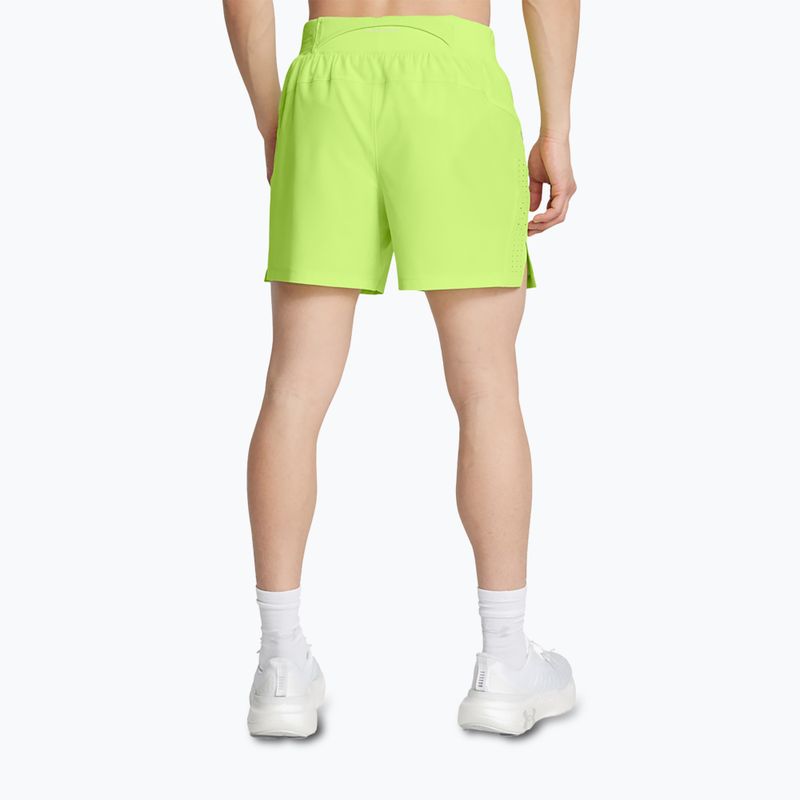 Under Armour Launch Elite 5" Morph grün/morph grün/reflektierend Herren Laufshorts 3