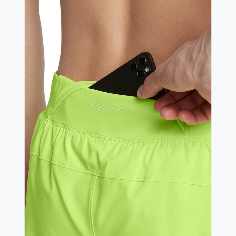 Under Armour Launch Elite 5" Morph grün/morph grün/reflektierend Herren Laufshorts 4