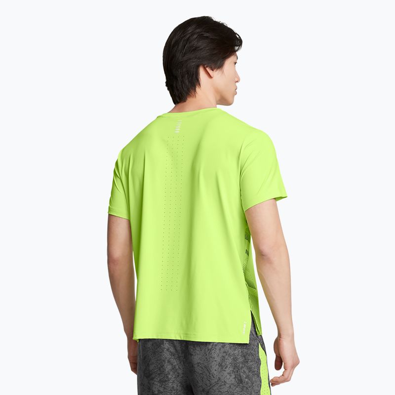 Herren Under Armour UA Launch Elite Grafik morph grün/castlerock/reflektierend Laufshirt 2