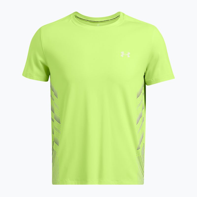 Herren Under Armour UA Launch Elite Grafik morph grün/castlerock/reflektierend Laufshirt 4