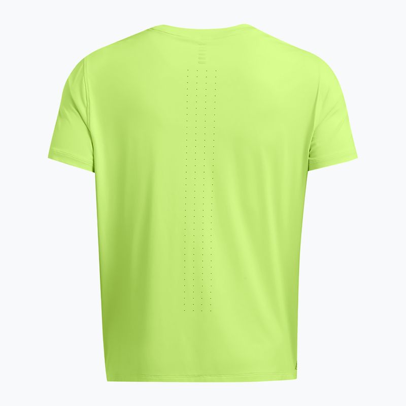 Herren Under Armour UA Launch Elite Grafik morph grün/castlerock/reflektierend Laufshirt 5