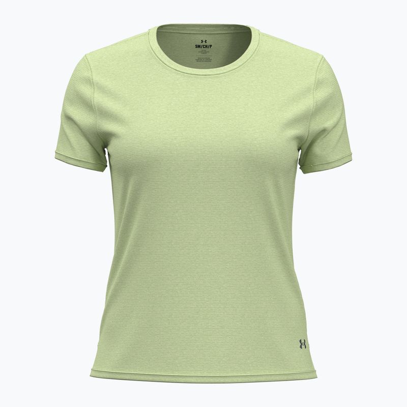 Laufshirt Damen Under Armour Launch retro green/reflective