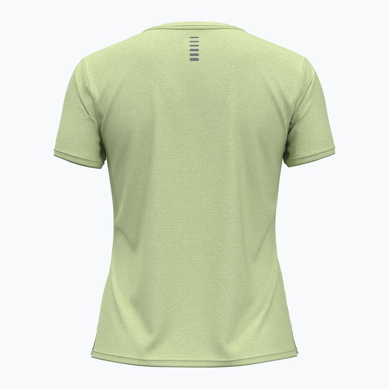 Laufshirt Damen Under Armour Launch retro green/reflective 2