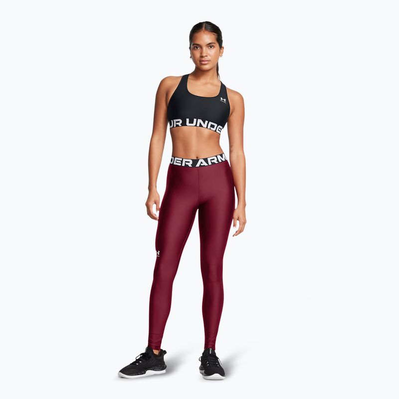 Under Armour HeatGear kardinal/weiß Leggings für Frauen 2