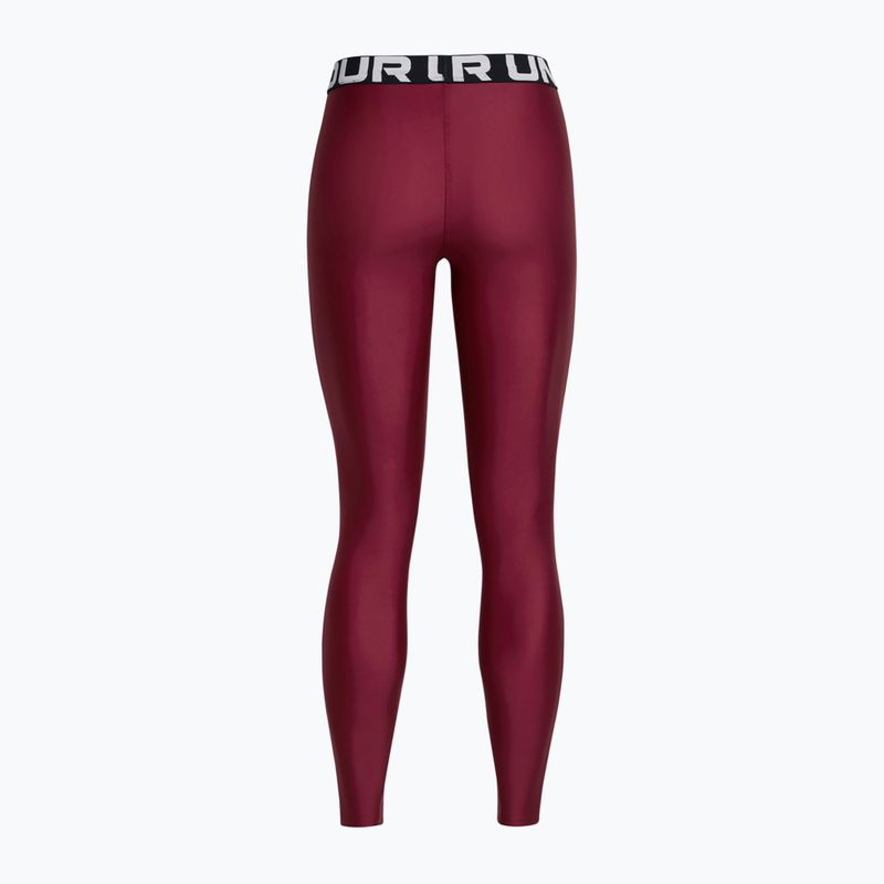 Under Armour HeatGear kardinal/weiß Leggings für Frauen 5