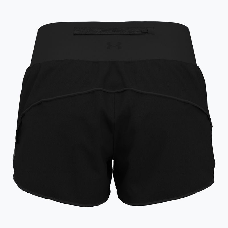 Under Armour Launch Pro 3'' Damen Laufshorts schwarz/reflektierend 2