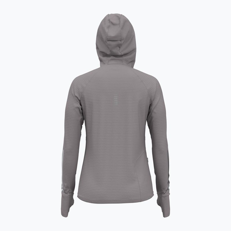Lauf Sweatshirt Hoodie Damen Under Armour Lunch Elite CW Balaclava Hoodie tetra gray/reflective 2