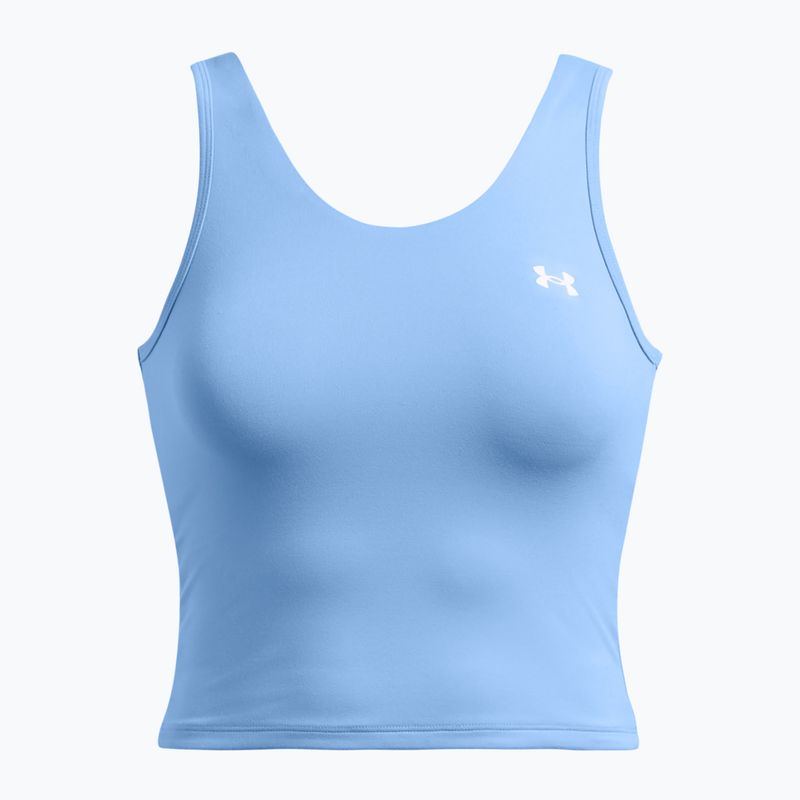 Under Armour Motion Tank EMEA Damen Trainingstop horizon blau/weiß 3