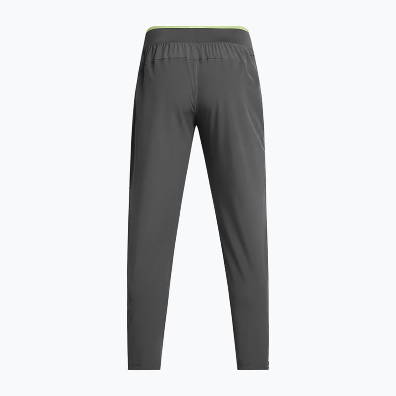 Herren Under Armour Storm Run castlerock / morhp grün / reflektierende Laufhose 7