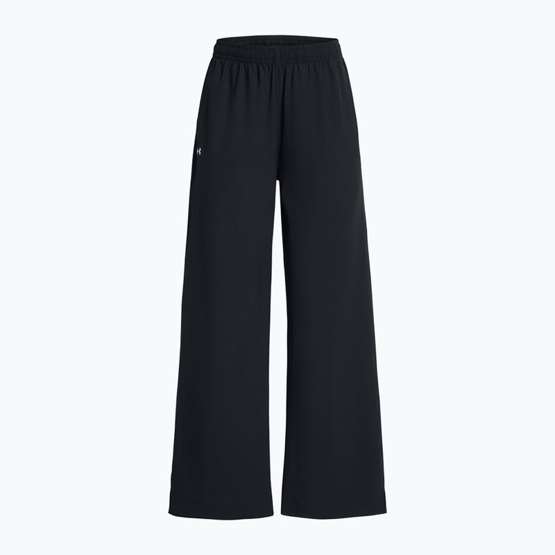 Damen Hose Under Armour Rival Wide Leg black / white 5