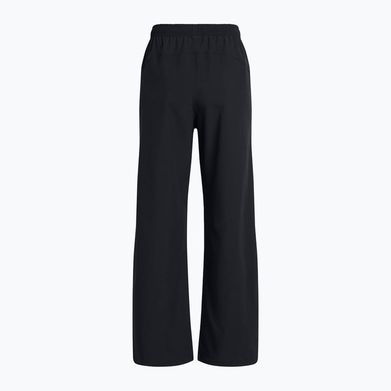 Damen Hose Under Armour Rival Wide Leg black / white 6