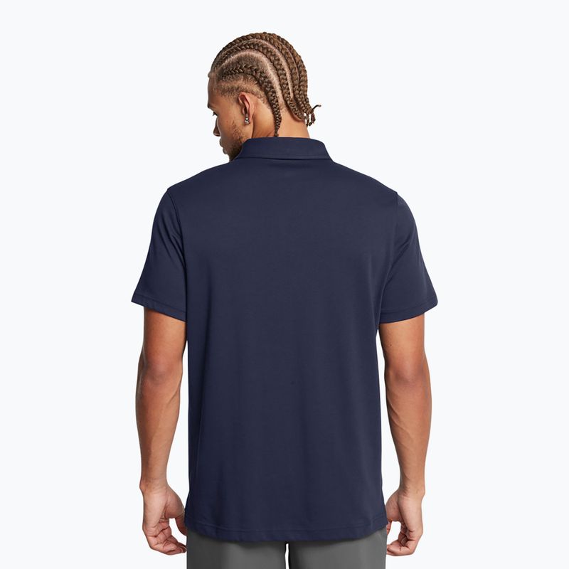 Herren-Poloshirt Under Armour Icon Polo midnight navy/white 2