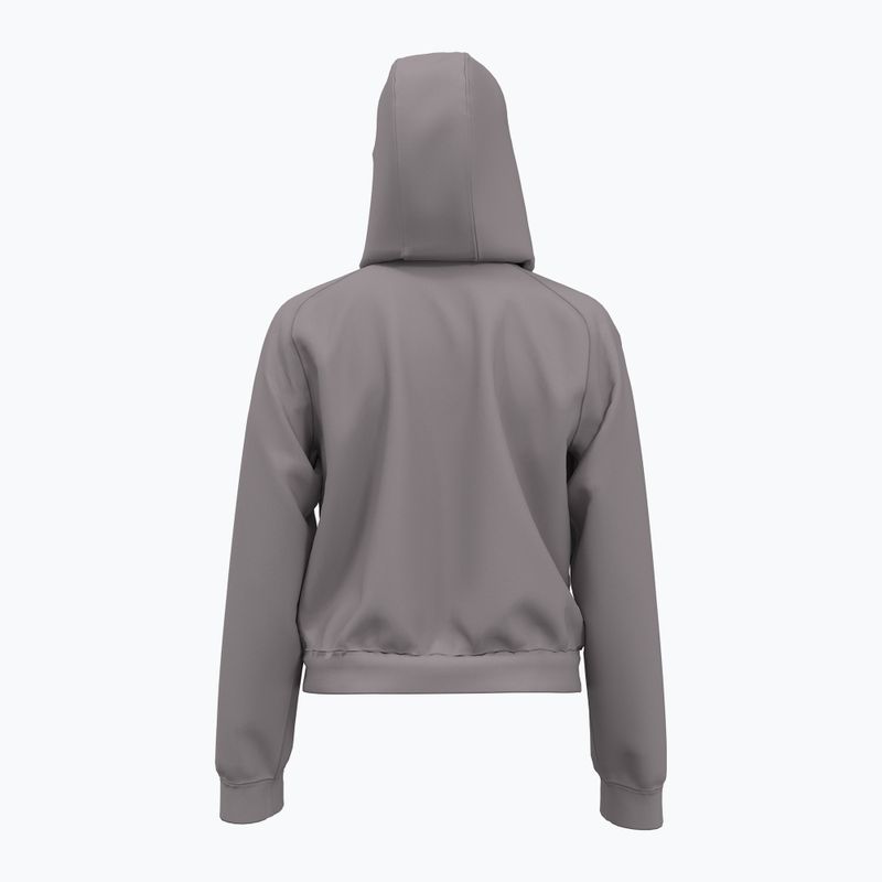 Damen Sweatshirt Hoodie Pullover Under Armour Pro Fleece Hoodie tetra gray/white 2