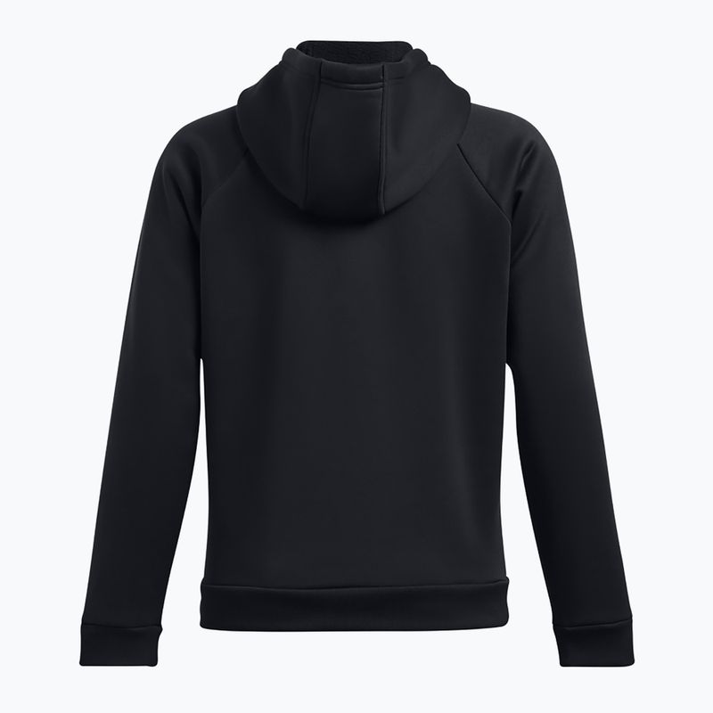 Women's Under Armour Fleece Hoodie UA Armour schwarz/weiß 2