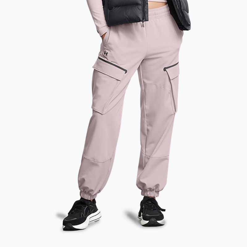 Hose Damen Under Armour Unstoppable Cargo tetra grey / black