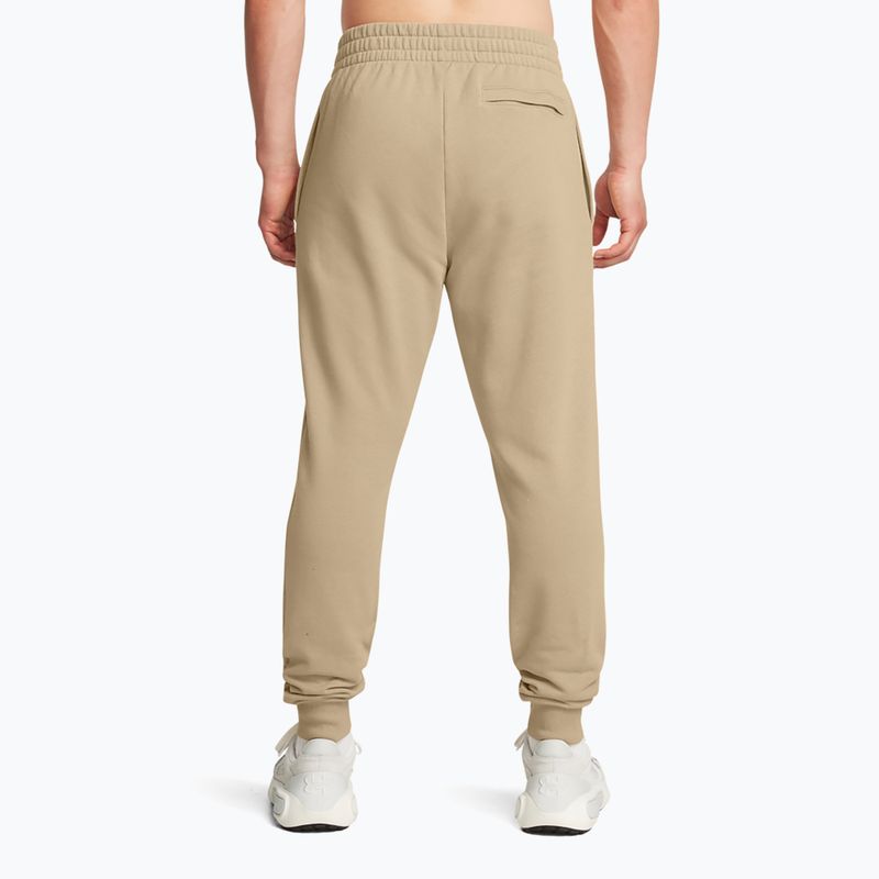 Under Armour Herren Rival Fleece Jogger City Hose khaki/weiß 3