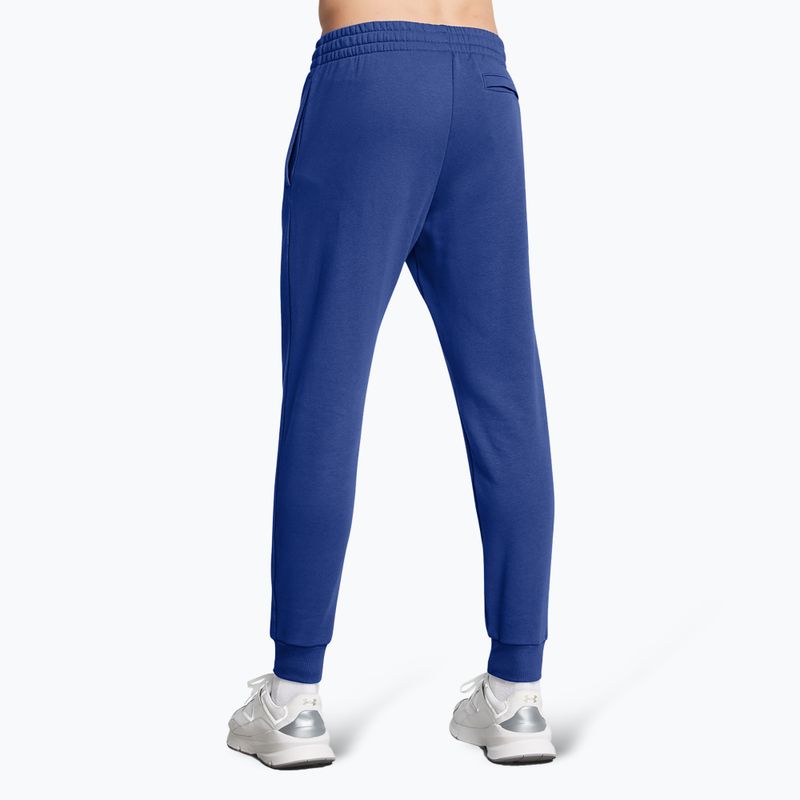 Under Armour Herren Rival Fleece Jogger tech blau/weiß Hose 2