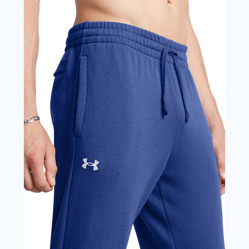 Under Armour Herren Rival Fleece Jogger tech blau/weiß Hose 3