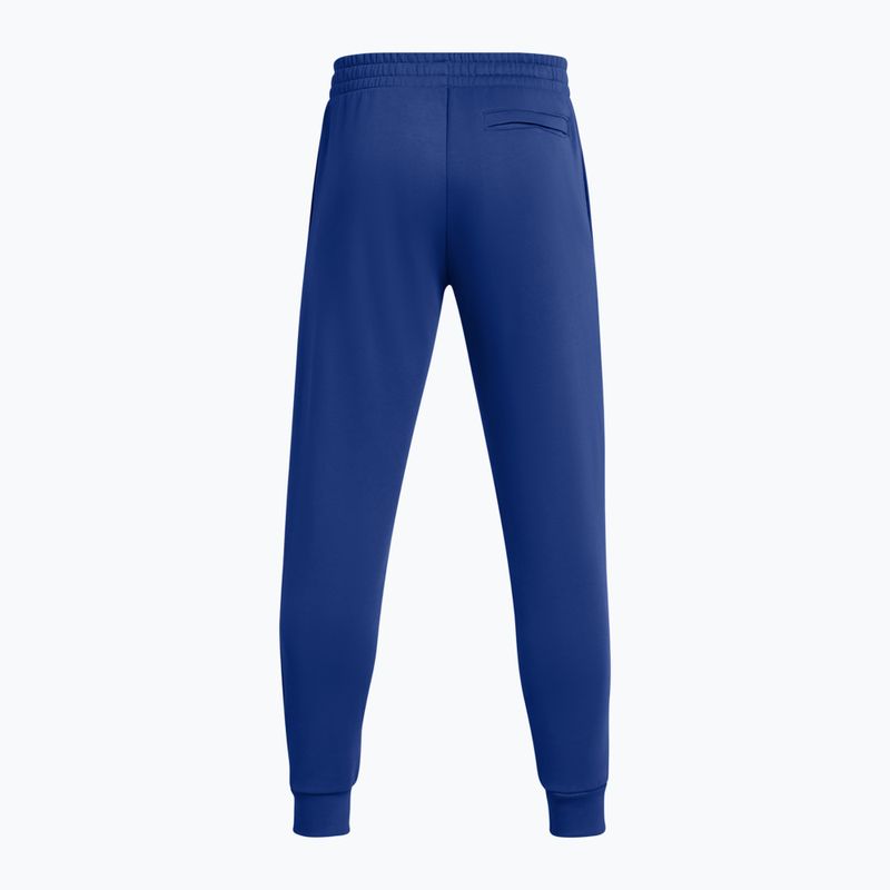 Under Armour Herren Rival Fleece Jogger tech blau/weiß Hose 6