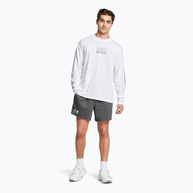 Shorts Herren Under Armour Rival Terry 6in castlerock/onyx white 2