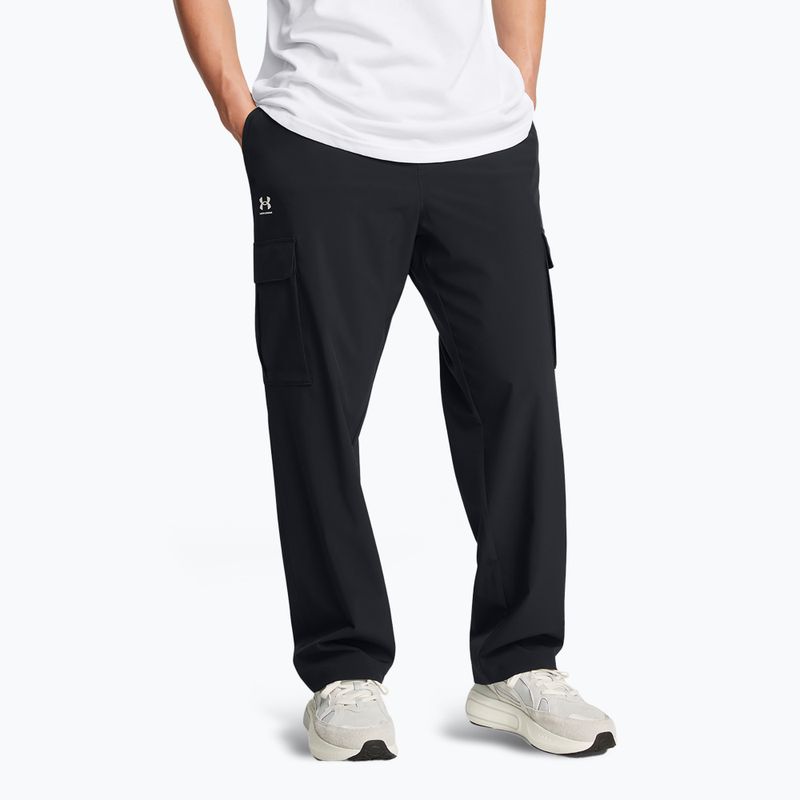 Herren Under Armour Vibe Woven Cargo Hose schwarz/weiß