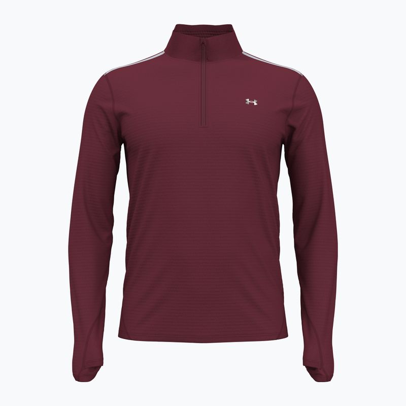 Lauf Sweatshirt Hoodie Herren Under Armour Vanish CW 1/4 Zip cardinal/reflective