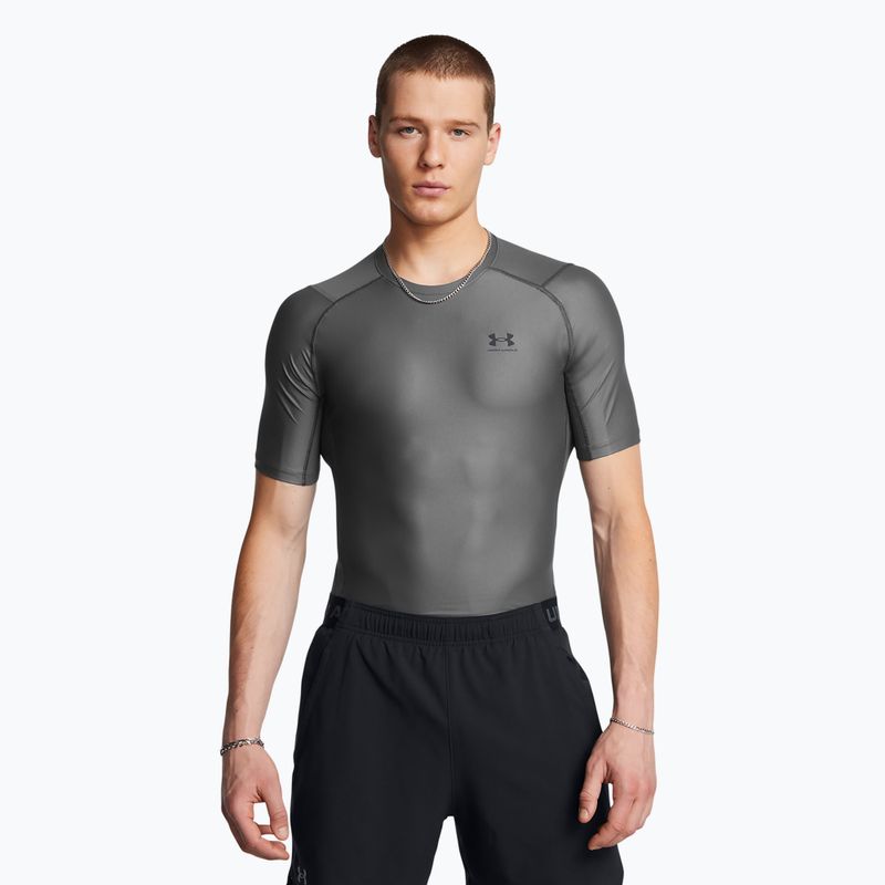 Under Armour Herren Trainings-T-Shirt HG IsoChill Comp castlerock/schwarz