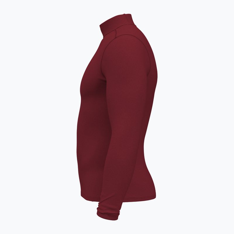 Longsleeve Herren Under Armour Elite Mock CG cardinal/metallic silver 4