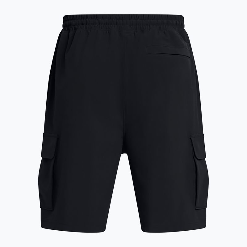 Under Armour Vibe Woven Cargo Trainingsshorts für Herren black/white 2