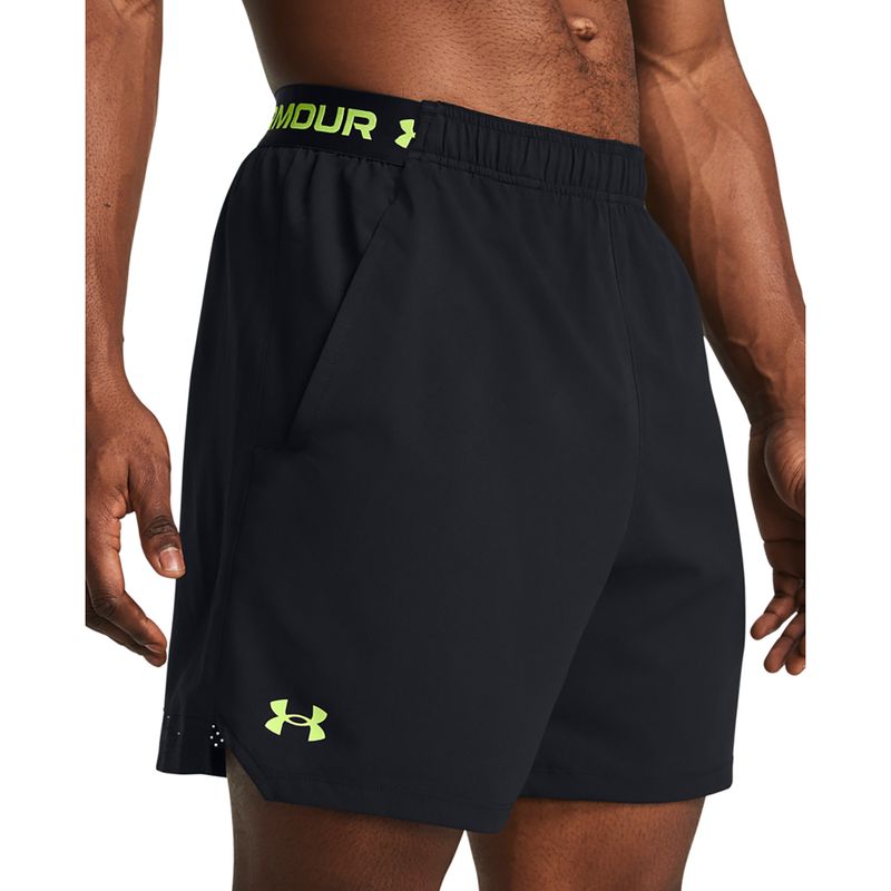 Under Armour Herren Trainingsshorts UA Vanish Woven 6in schwarz/morph grün 4