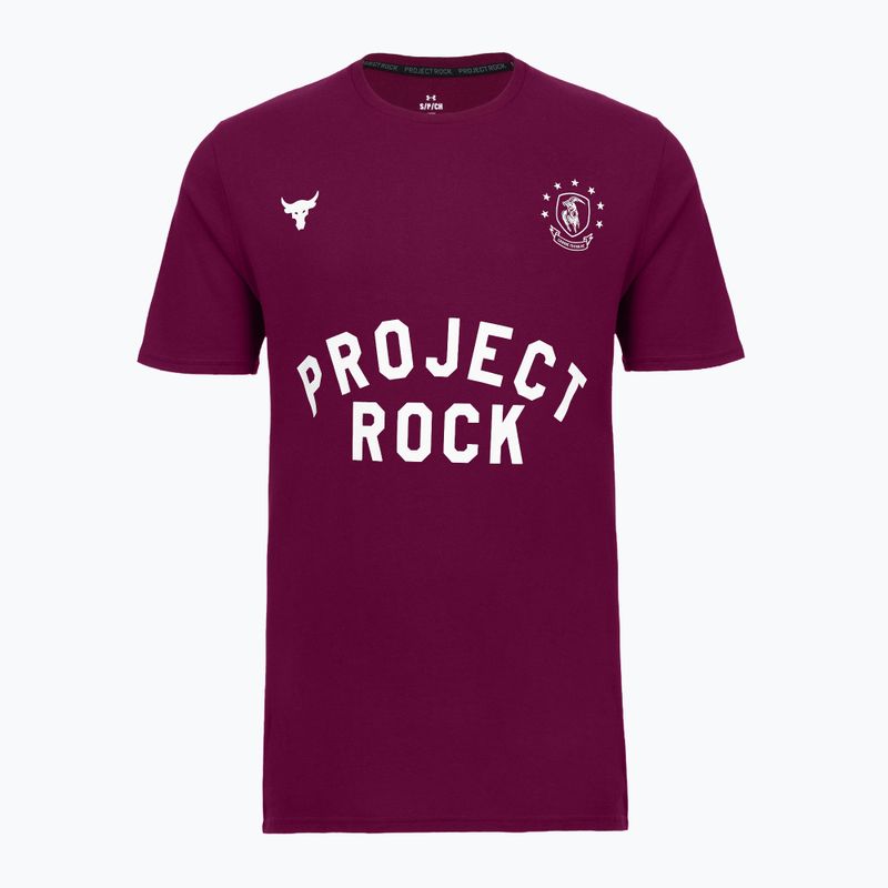 Trainings-T-Shirt Herren Under Armour Project Rock Badge Of Honor purple 3