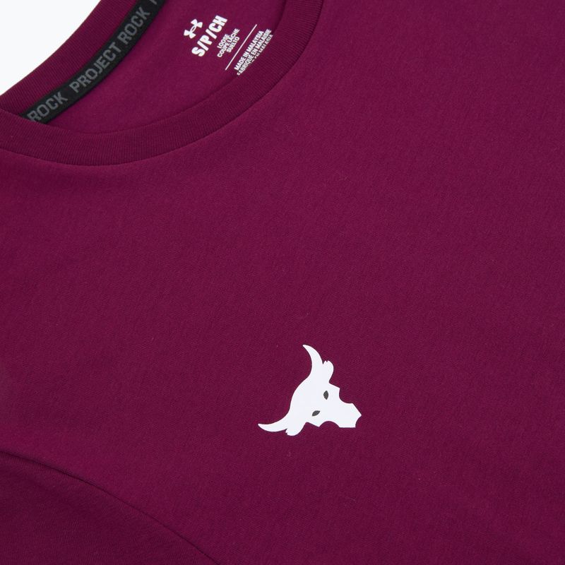 Trainings-T-Shirt Herren Under Armour Project Rock Badge Of Honor purple 5