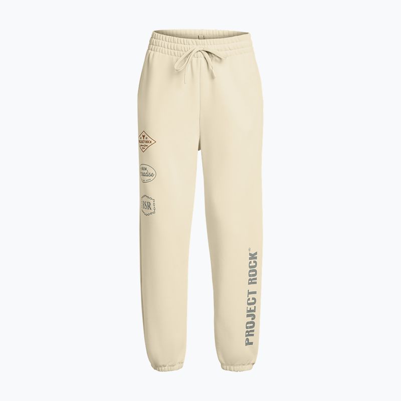 Trainingshose Damen Under Armour Project Rock HWT Pnt silt / clay green 4