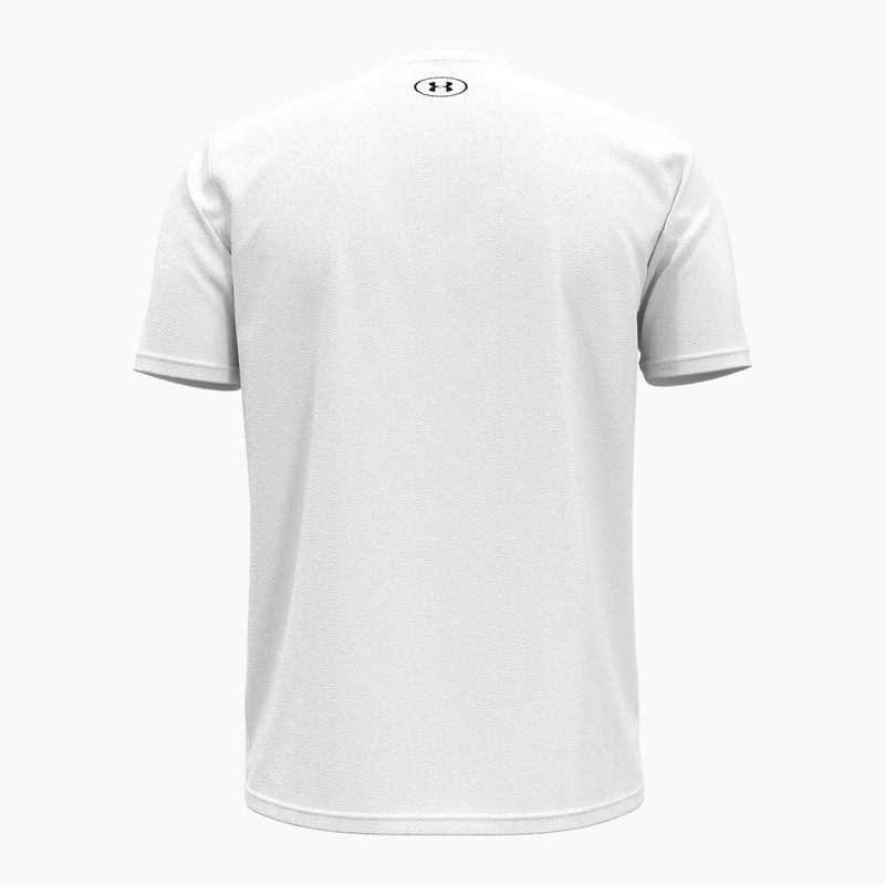 Trainingsshirt Herren Under Armour Sliced Wordmark 60/40S white/black 2