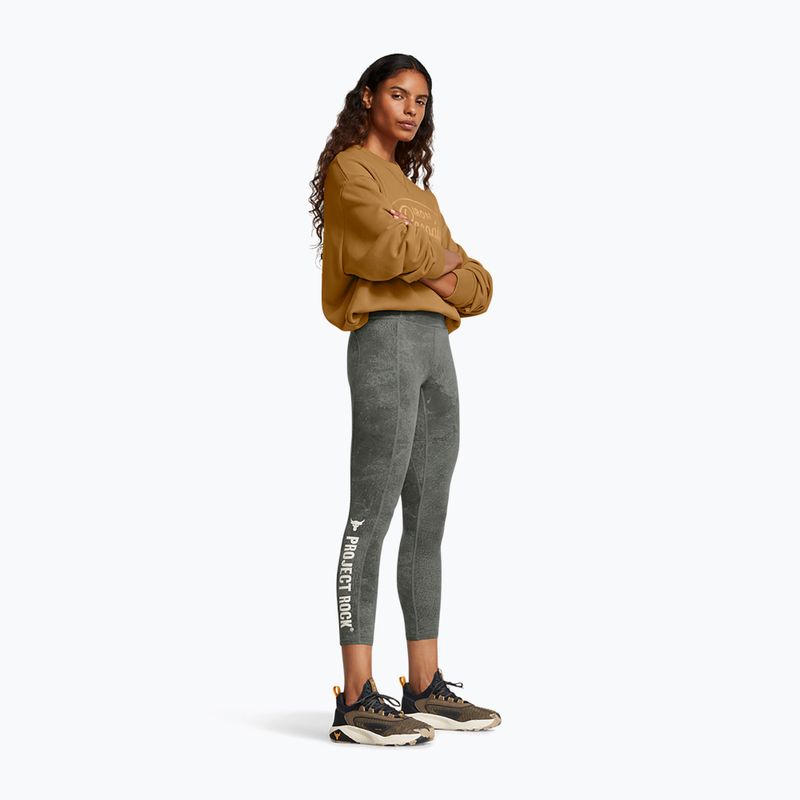 Trainingsleggings Damen Under Armour Project Rock clay green / silt 2