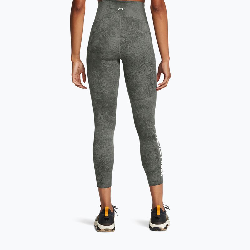 Trainingsleggings Damen Under Armour Project Rock clay green / silt 3