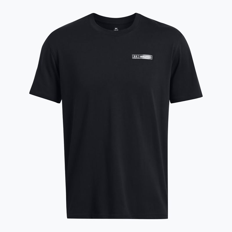 Herren-T-Shirt Under Armour HW Armour Label black/black/black