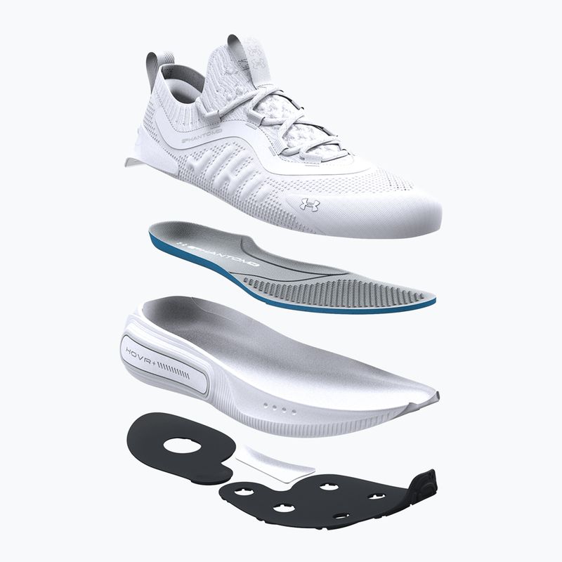 Damen Schuhe Under Armour Phantom 4 weiß/halo grau/weiß 8