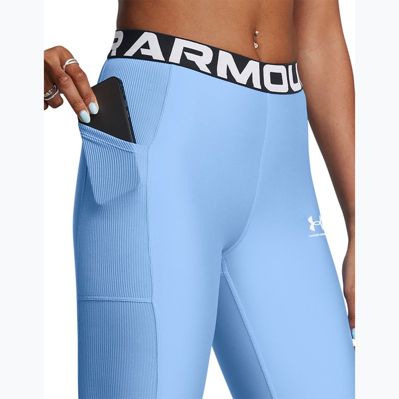 Under Armour Damen Trainingsleggings horizon blau/weiß 4