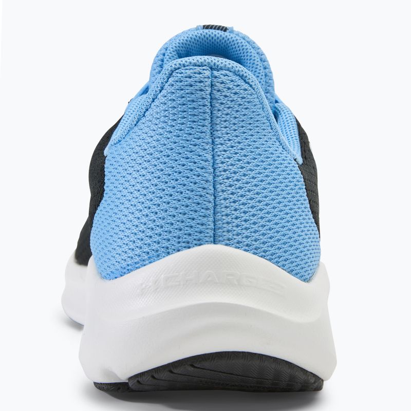 Under Armour Charged Pursuit 3 Big Logo schwarz/horizon blau/weiß Damen Laufschuhe 6