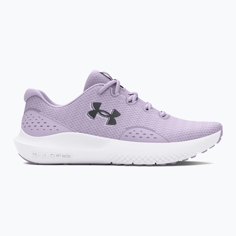 Under Armour Charged Surge 4 Damen Laufschuhe Salzlila/Salzlila/Schwarz 2