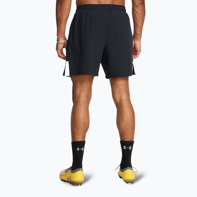 Fußballshorts Herren Under Armour Challenger Pro Woven black / white 3