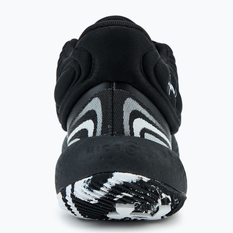 Under Armour Spawn 6 Mid Basketball Schuhe schwarz/distanziert grau/mod grau 6