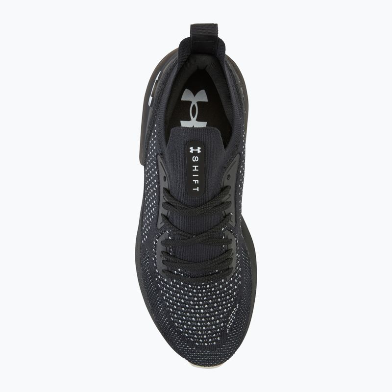 Under Armour Shift schwarz/weiss/weiss Herren Laufschuhe 5
